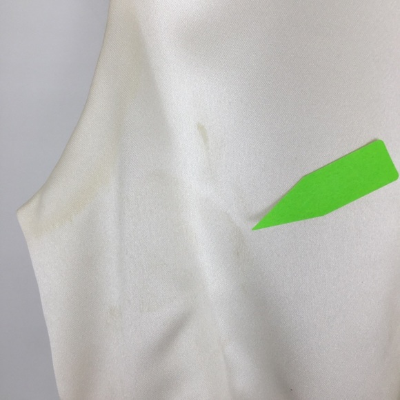 Us Angels The Organza Dress Girls Sz 12 White Purple Satin Floral Wedding Easter - Picture 4 of 15